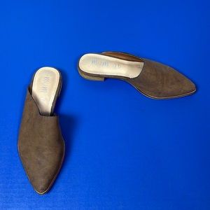Mi,iM Leather Mules Flats Slides Shoes 6